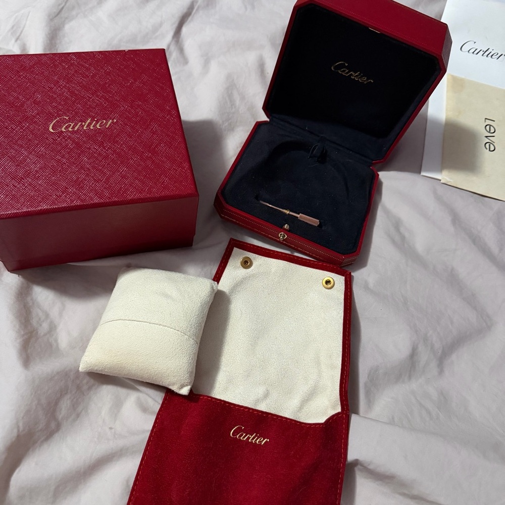 Cartier Love Bracelet Box & Accessories